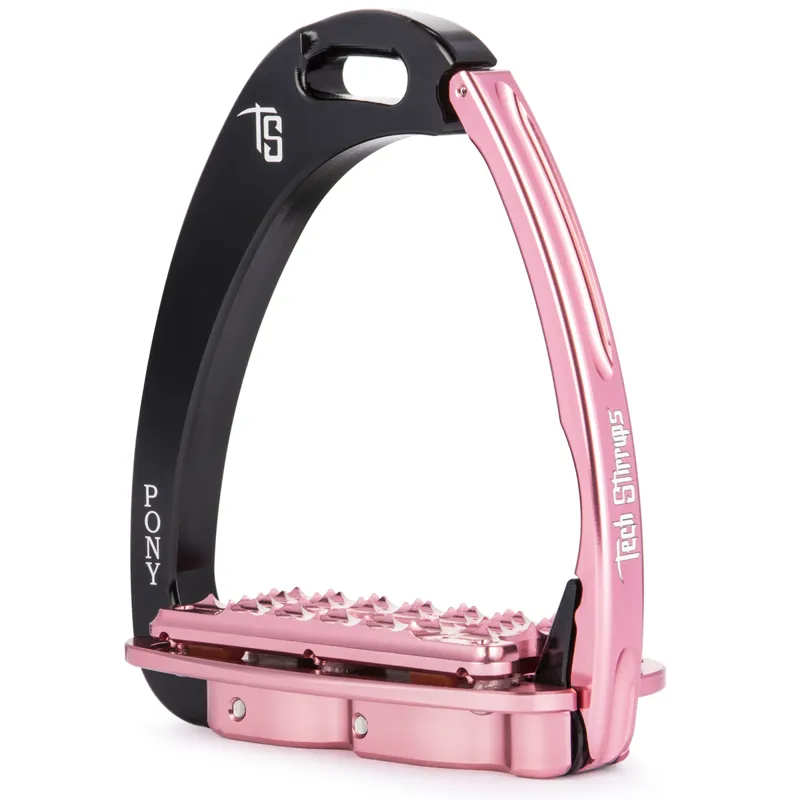 Tech Stirrups Venice Pony Plus - Black/Pink